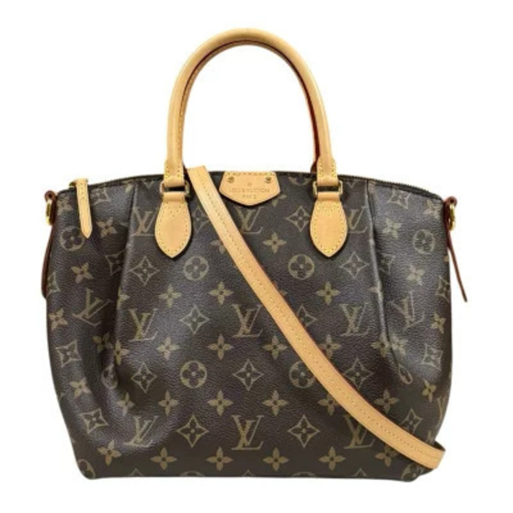 Louis Vuitton Turenne Monogram Shoulder Bag Canvas Brown